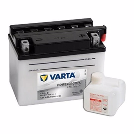 Varta 504 011 002 MC batteri 12 volt 4Ah (+pol til høyre)